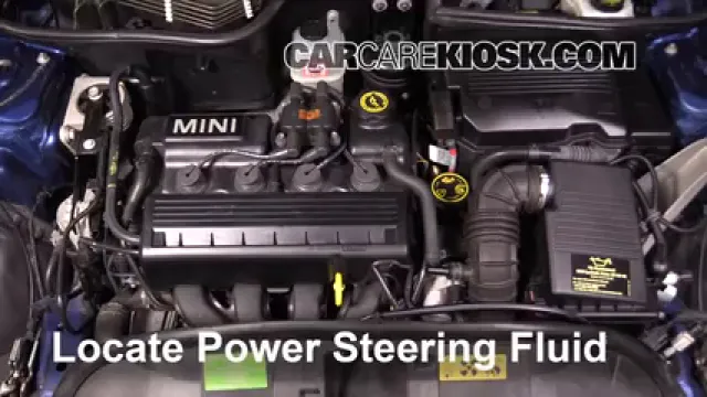 2005 Mini Cooper 1.6L 4 Cyl. Coupe Líquido de dirección asistida Controlar nivel de líquido